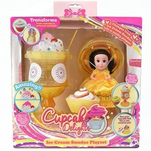 Cupcake Surprise Ice Cream Sundae Playset w/ Bonus